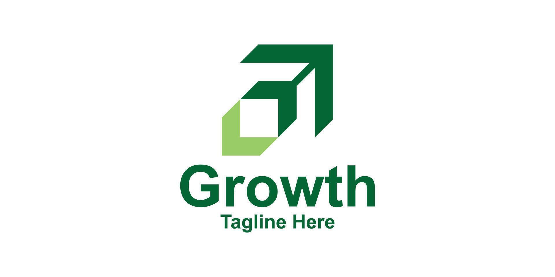 logo design growth and arrow,design grow finance,design creative modern. vector