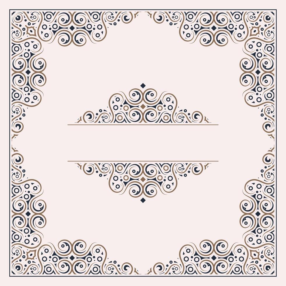 classic Ornament Frame Design template vector