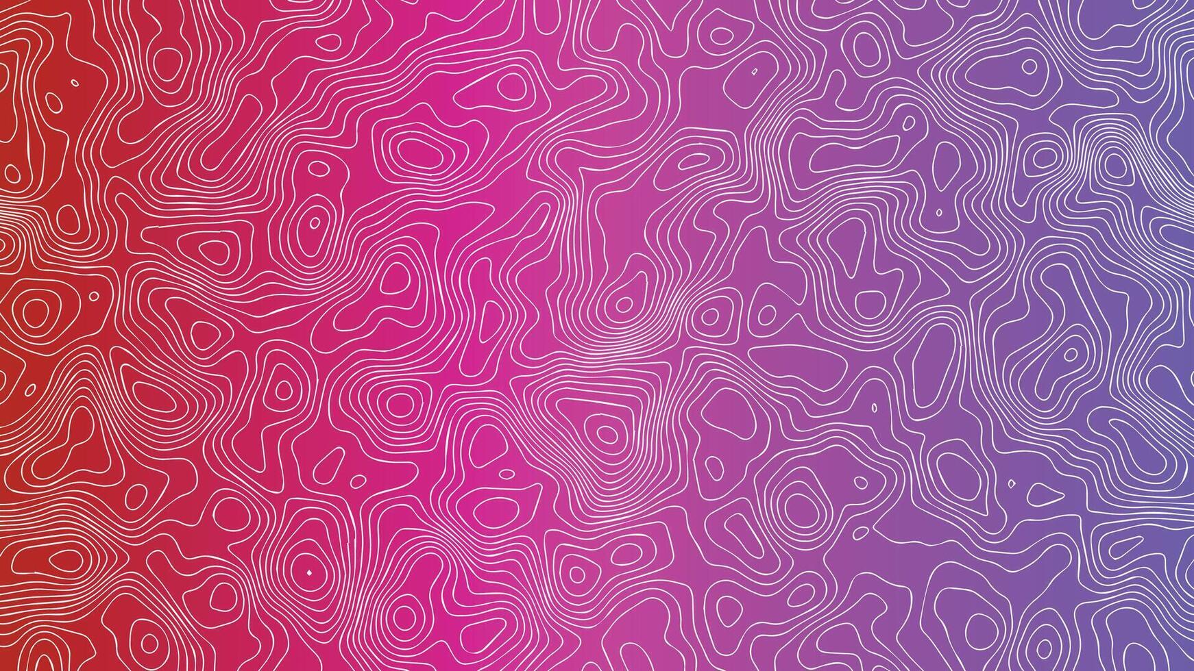 Seamless Geographic Contour Lines Pattern vector