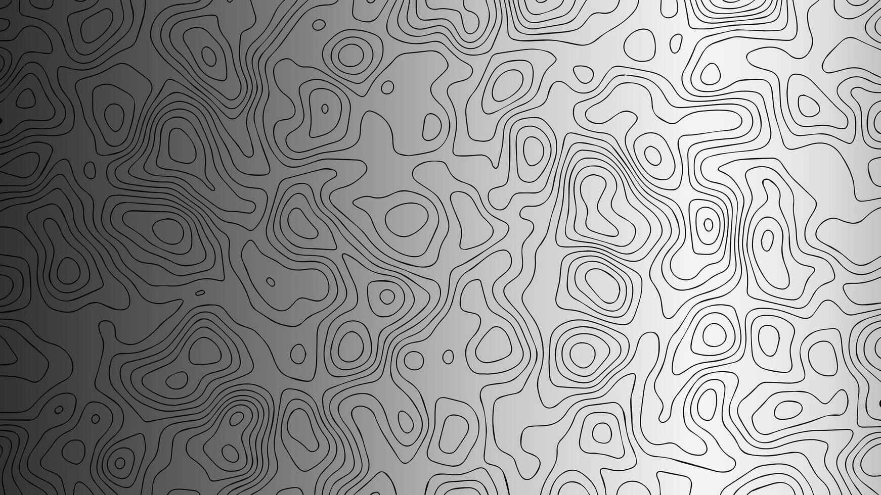 Luxurious Silver Contour Lines Texture vector