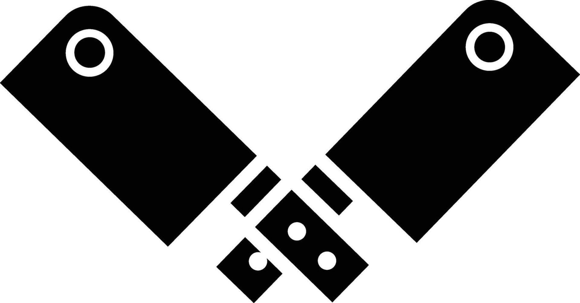 knife icon logo illustration design, for cooking theme design vector