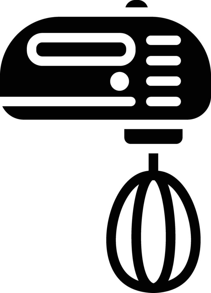 mixer icon logo illustration design, for cooking theme design vector