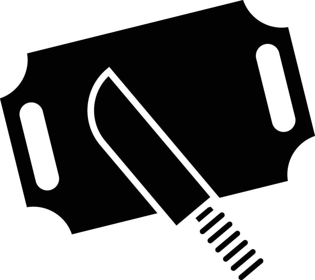 Kitchen Utensils Icon Design Knife and Chopping Board Graphic Illustration. vector