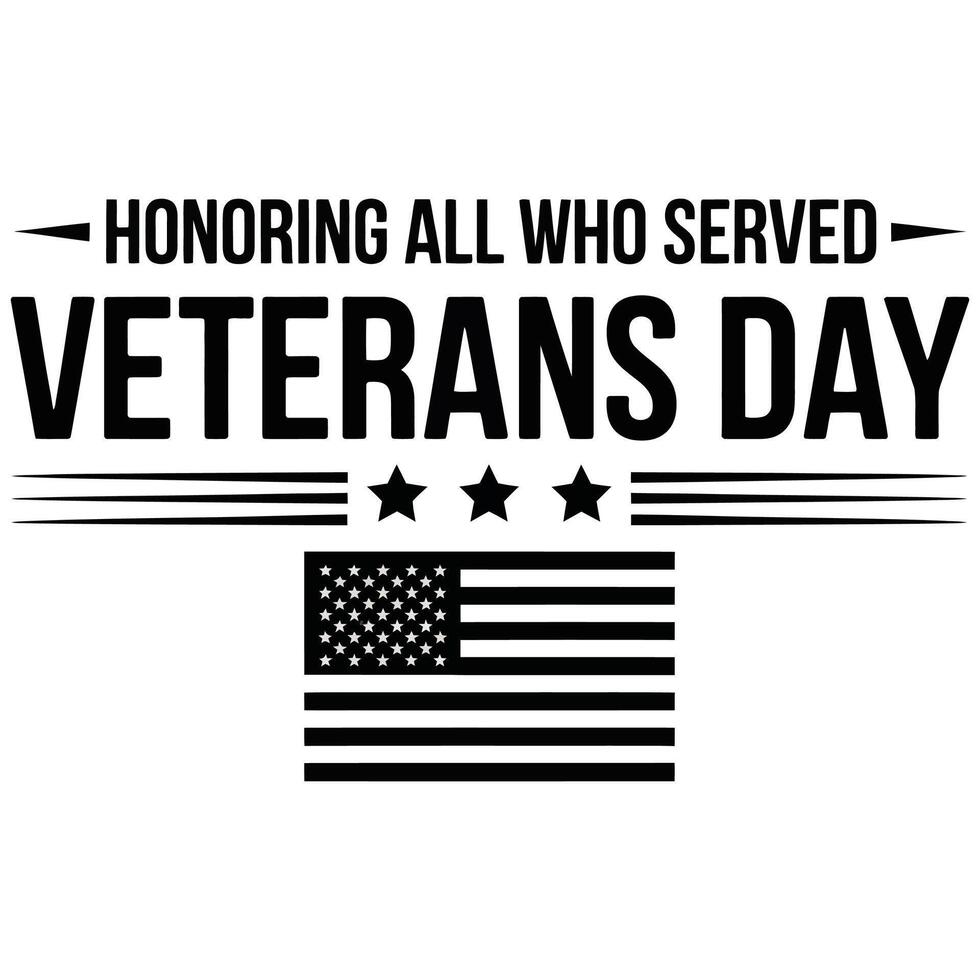 Veterans day t-shirt design vector