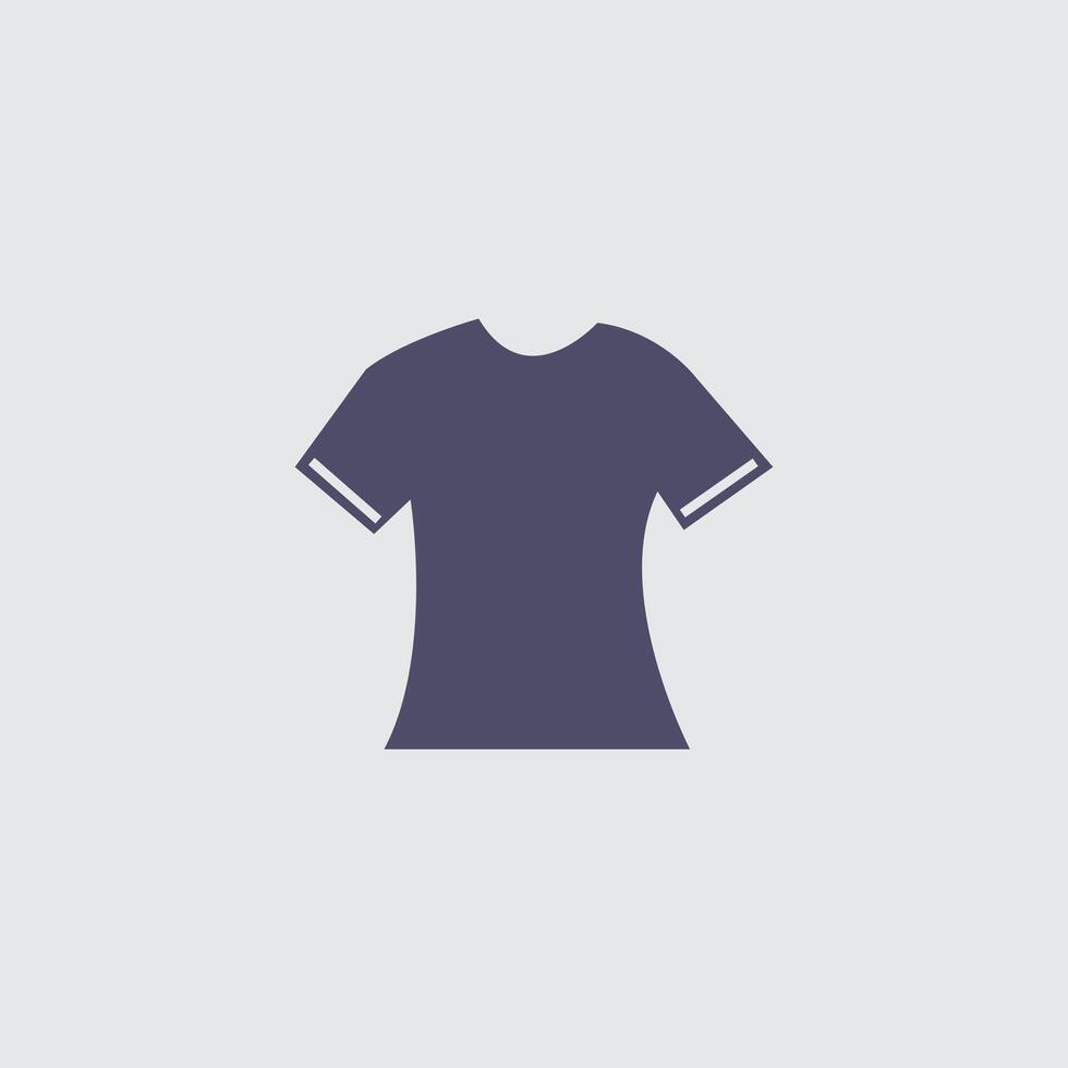 a purple t - shirt icon on a white background vector