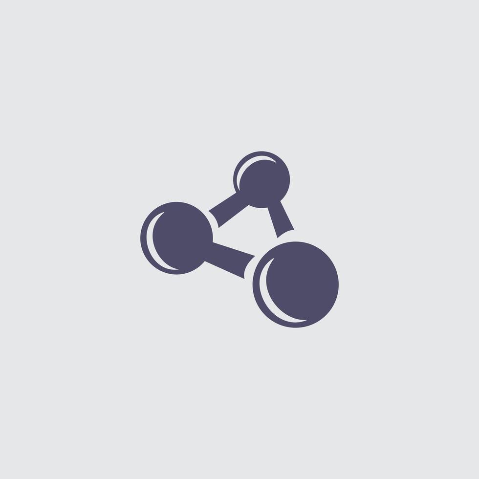 Atomic structure shown, a conceptual representation of energy, representing molecules, connections, or innovative ideas vector