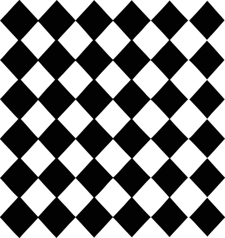 Abstract black and white diamond pattern background. vector
