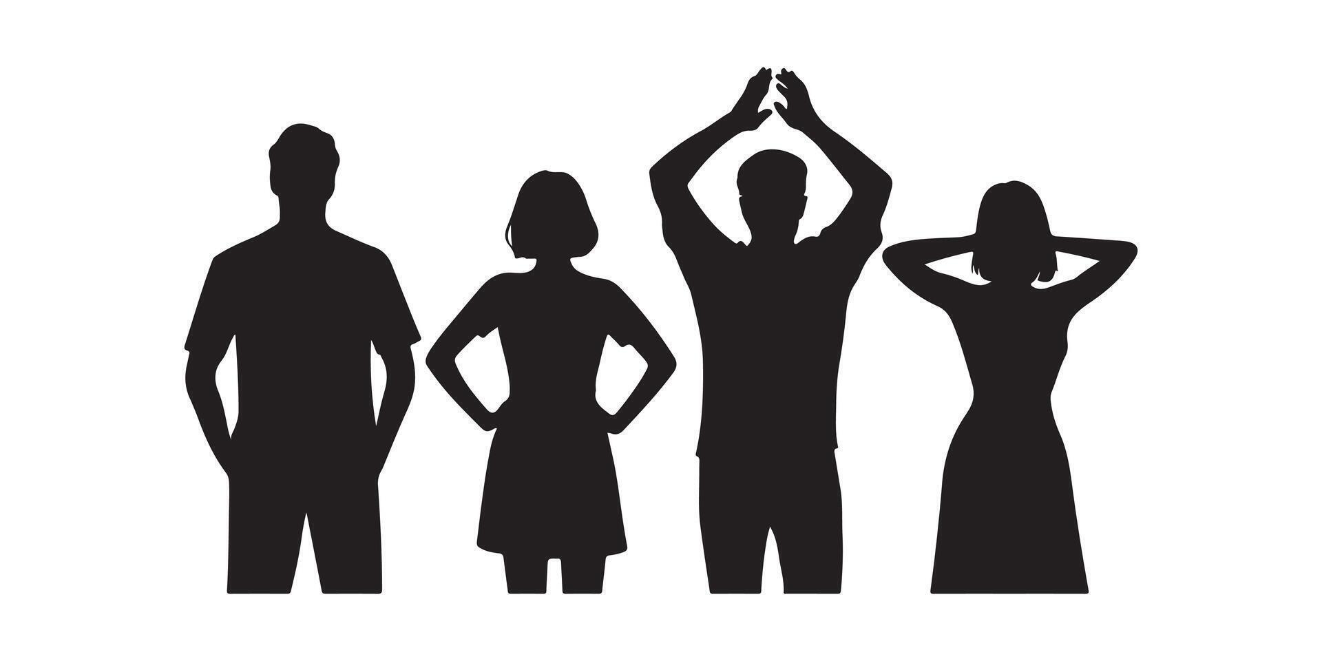 Group of People Icons Representing Celebration and Togetherness vector
