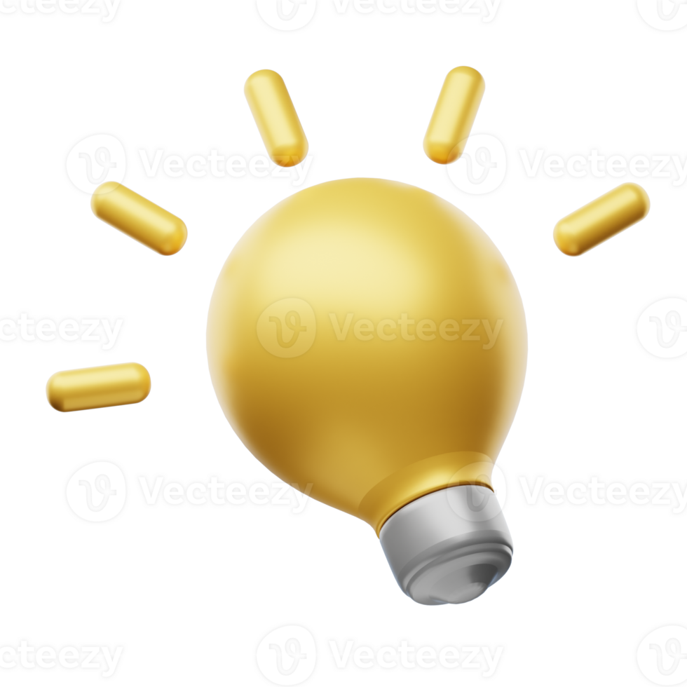 A light bulb with many small yellow dots png