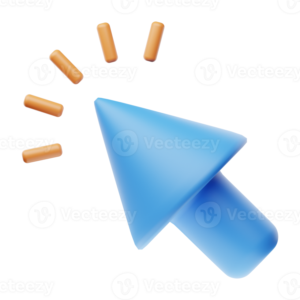 A blue arrow pointing to a blue button png