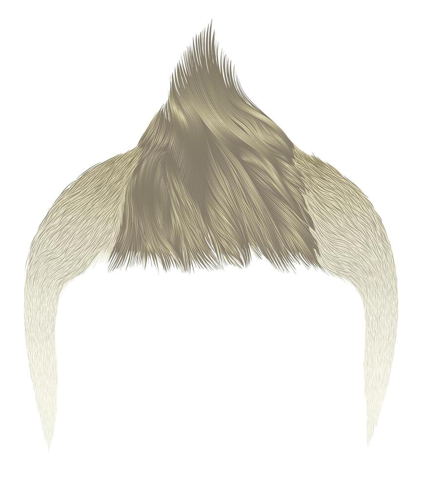 Short hair design illustration vector