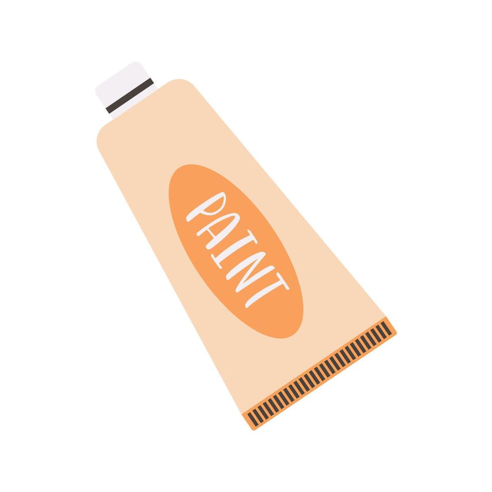 Flat design back to school icon with classroom and stationery item vector
