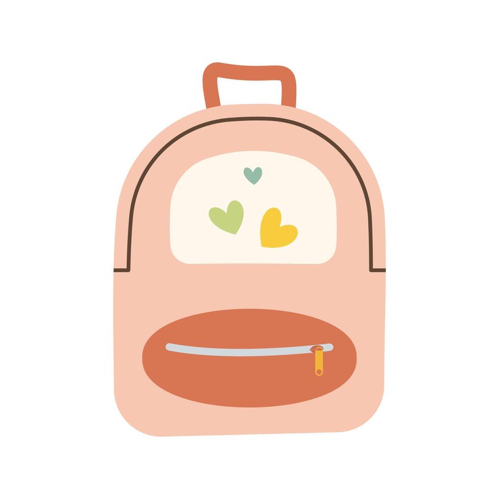 Colorful assortment of school supplies arranged neatly on a white background. Bright, creative tools inspiring learning and creativity for the new academic year. vector