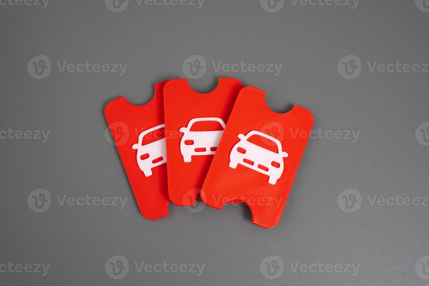 Automobile tickets for travel on toll highways. Coupons, fines. Cost of using toll infrastructure, administrative fines for traffic violations, or prepaid access to transportation services. photo
