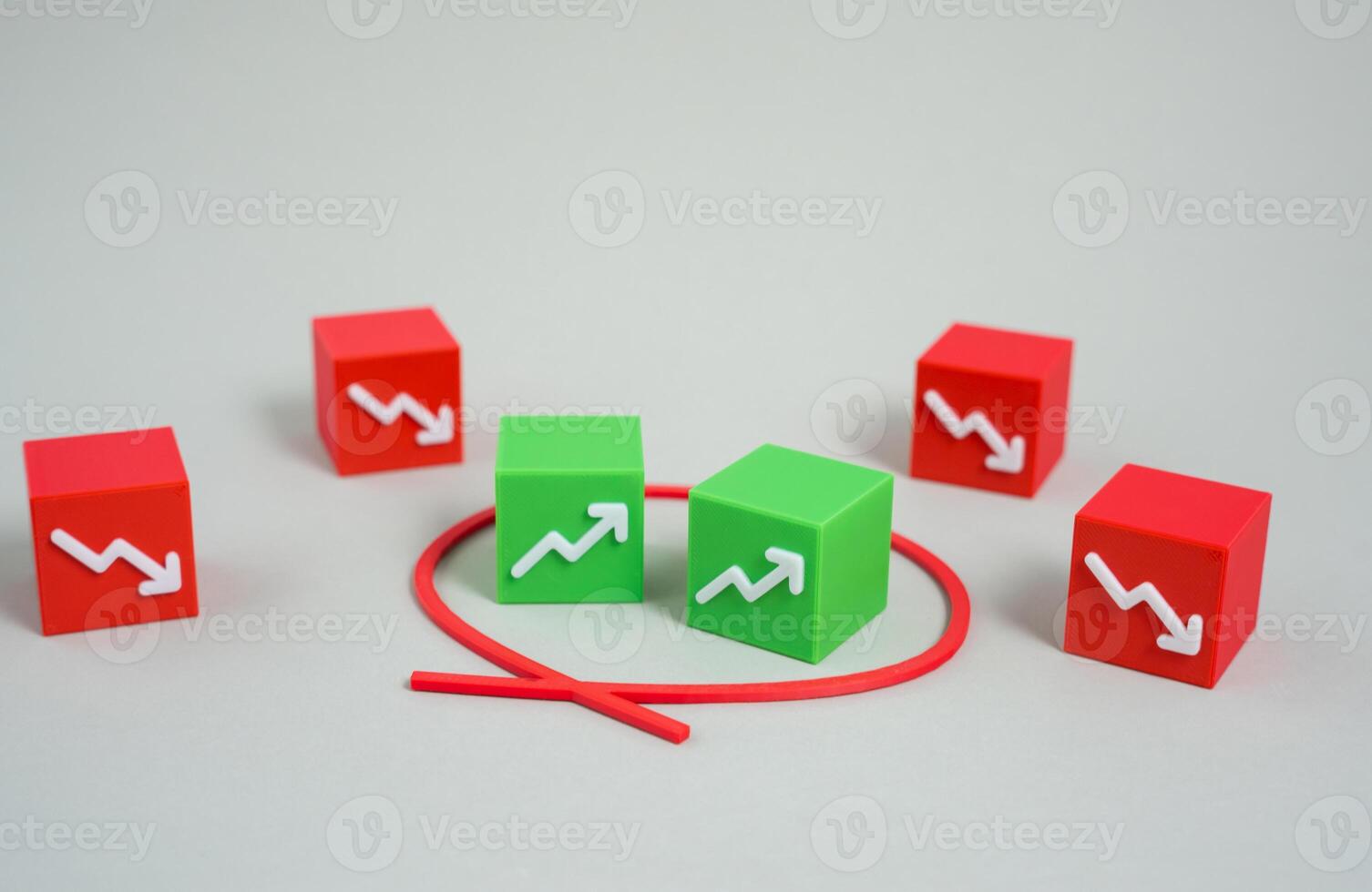 Focus on profitable businesses. Promising securities or cryptocurrencies. High-return ventures, investment trends, and financial speculation. photo