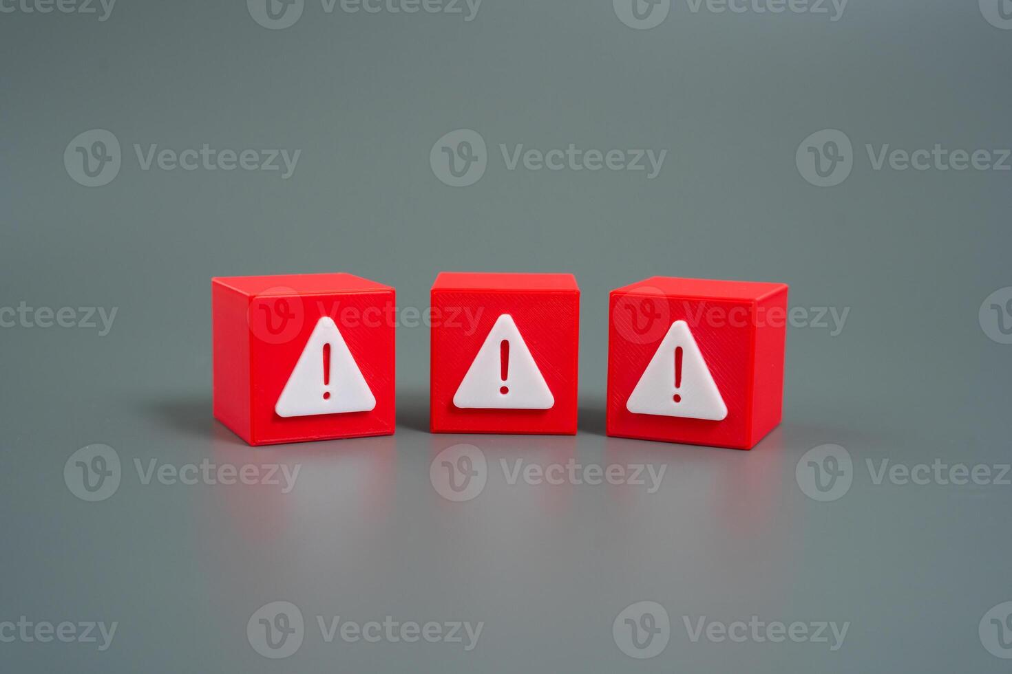 Warning signs for errors or dangers. Cautionary awareness, compliance issues, or early warnings in finance, industry, or daily life. Risk mitigation, system failures, or human error. photo