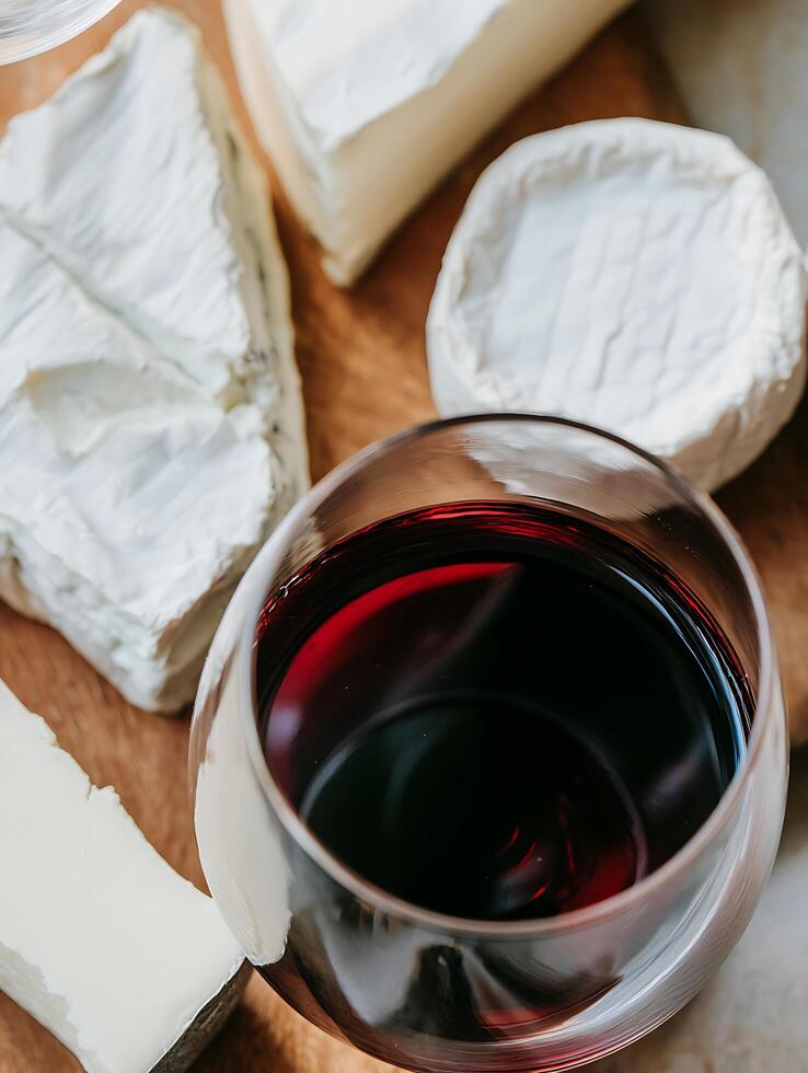 Red Wine and Cheese Tasting A Gourmet Indulgence. photo