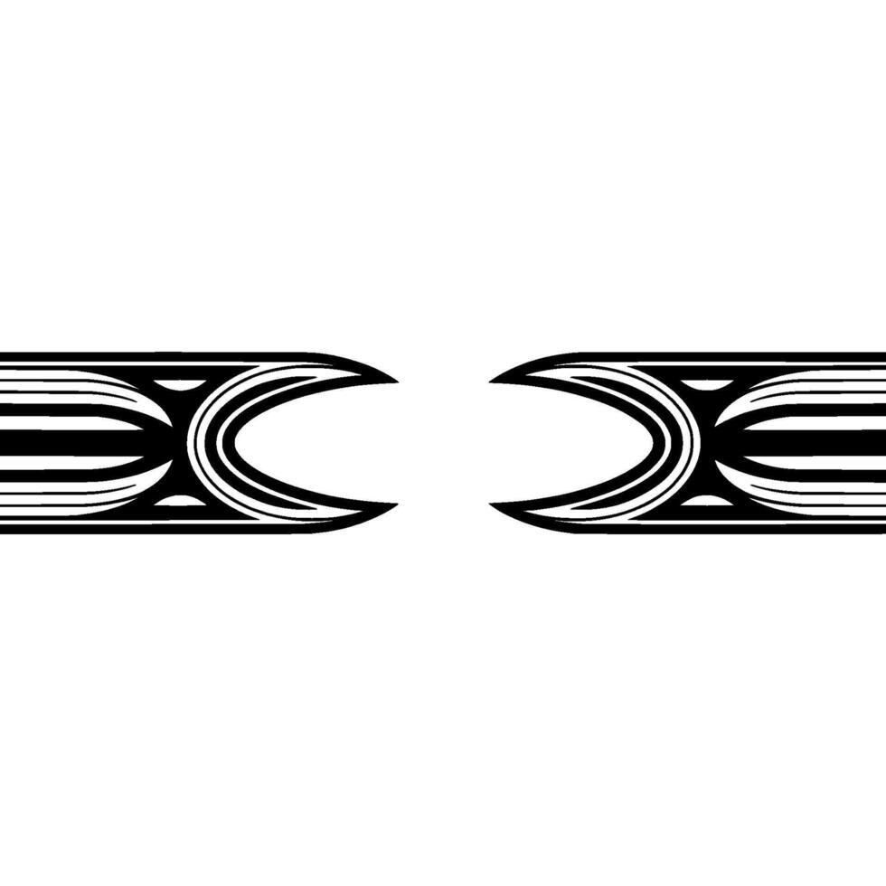 Geometric Moon Duo, Minimalist, Retro Aesthetic vector