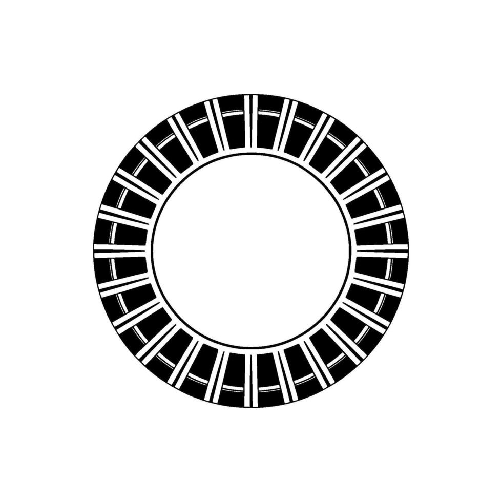 Geometric Ring, Minimalist, Circular Pattern, Abstract Form vector