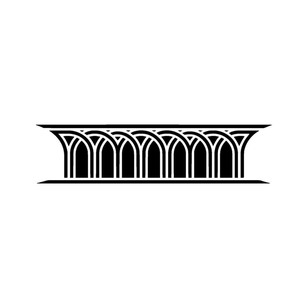 Art Deco Archway, Geometric Ornamentation, Minimalist - Arch vector