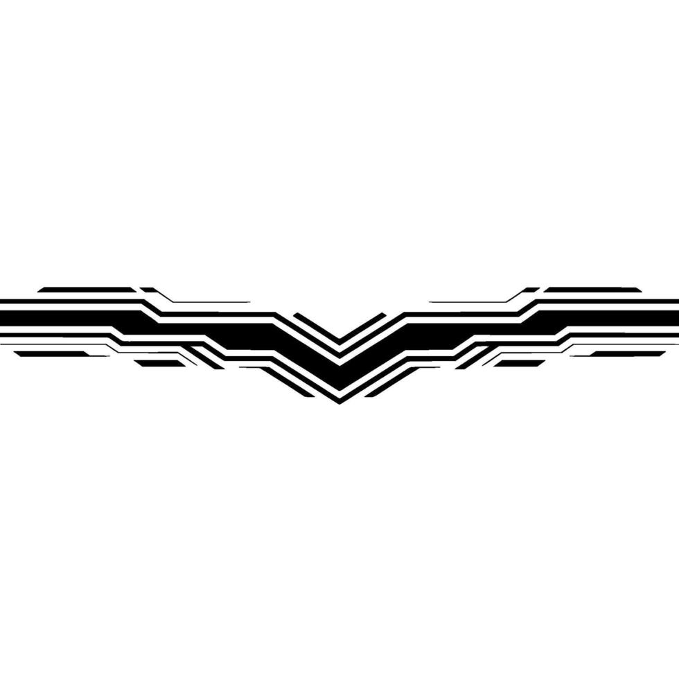 Geometric Divide, Minimalist, Abstract Horizon vector