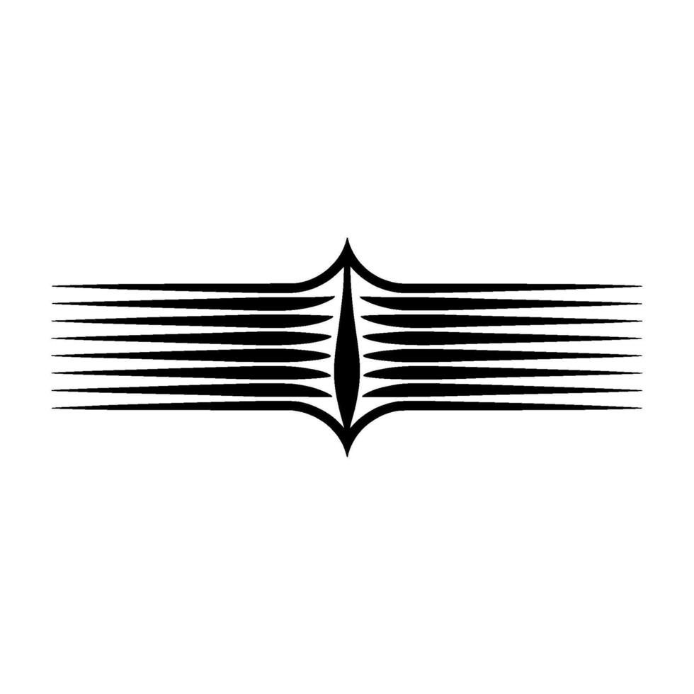 Abstract Winged Glyph, Minimalist vector