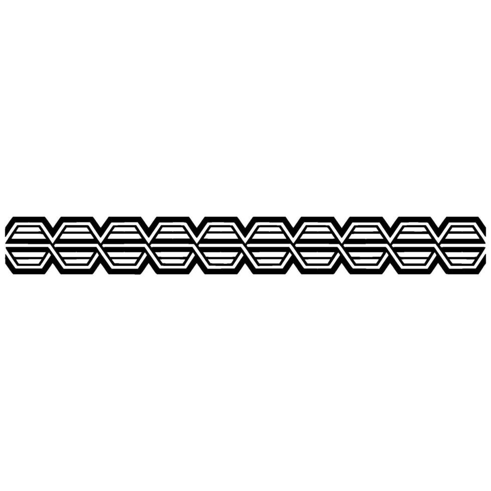 Geometric Border, Layered Pattern, Minimalist vector