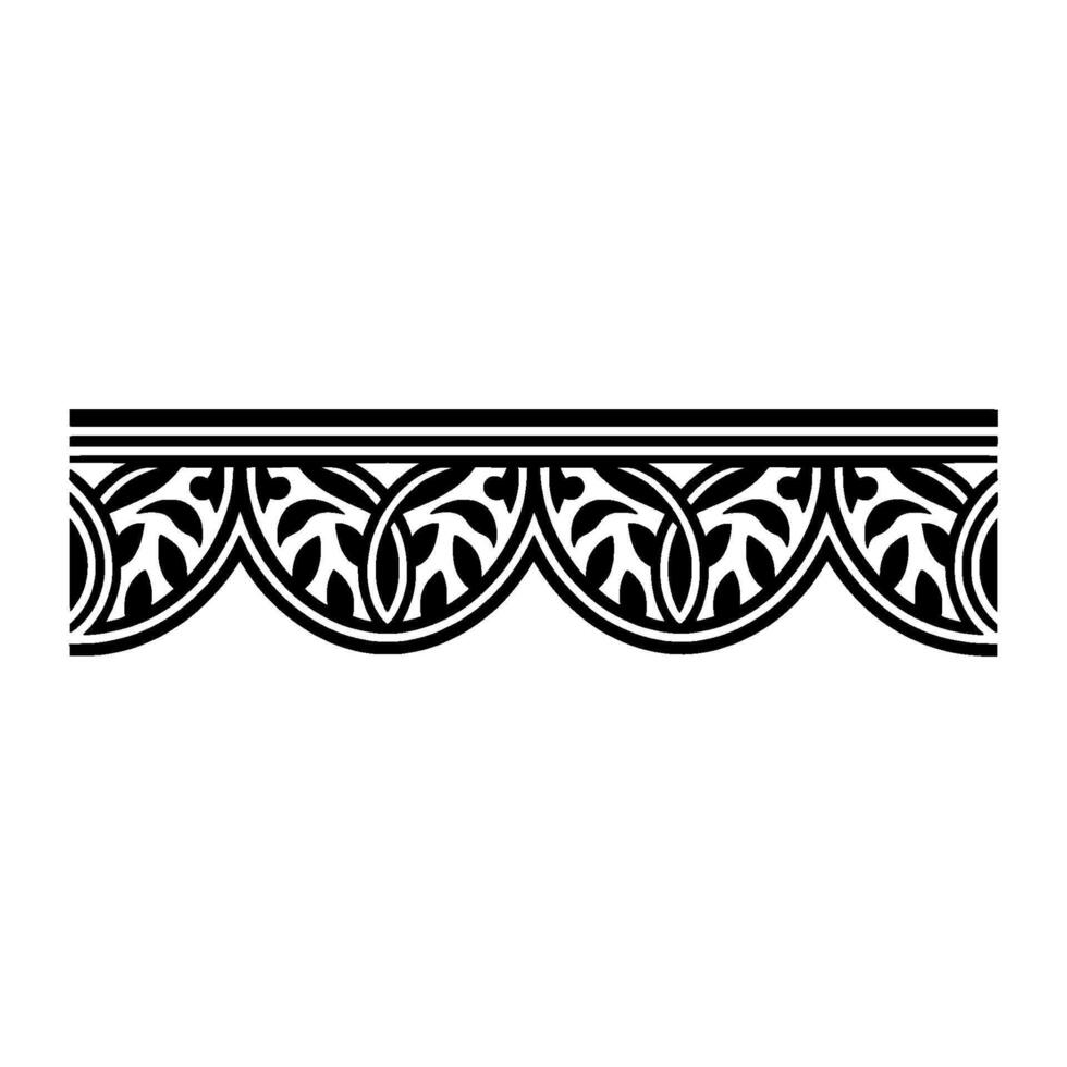 Intricate Celtic Border, Vintage Ornamentation - Ornament - Pattern vector
