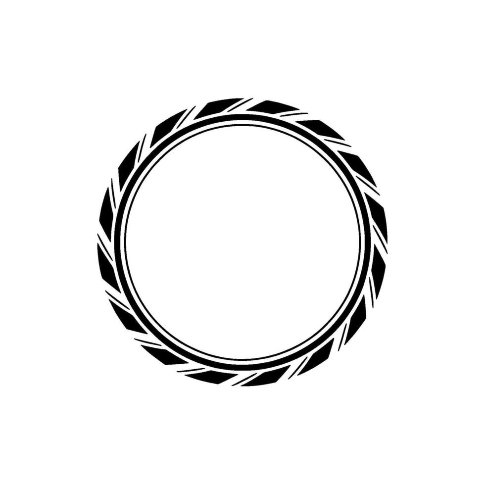 Dynamic Circular Emblem, Minimalist vector