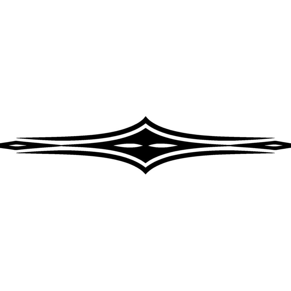 Stylized Tribal Ornament, Geometric, Minimalist Art vector