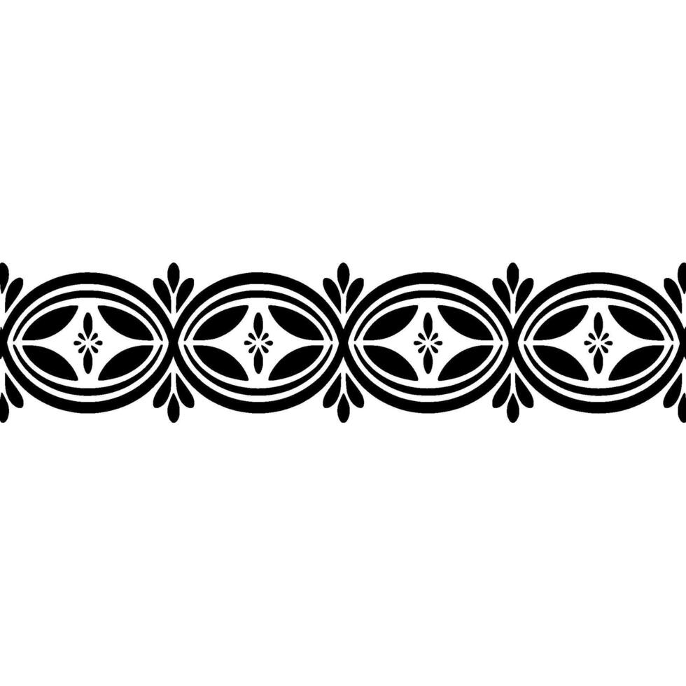 Elegant Oval Border, Vintage Decorative Element vector