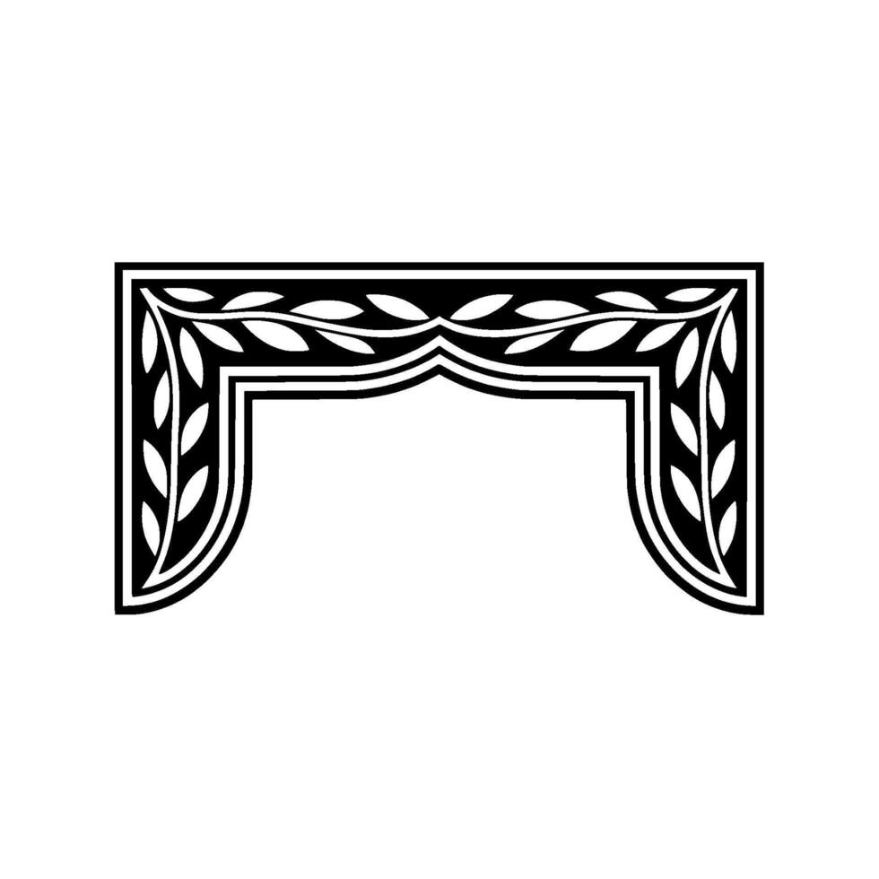 Elegant Arch Ornament, Classical, Vintage Motif vector