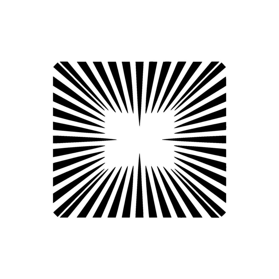 Geometric Burst, Minimalist Radiance vector