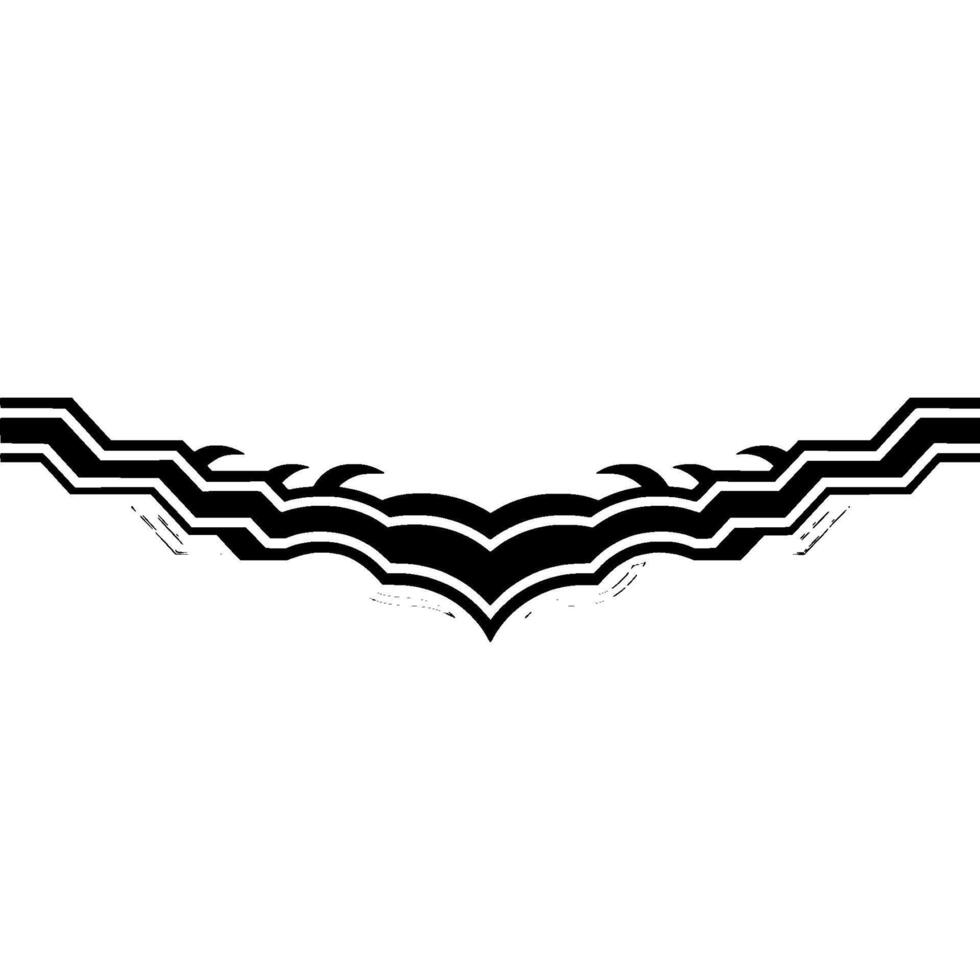 Abstract Wave Crest, Minimalist vector
