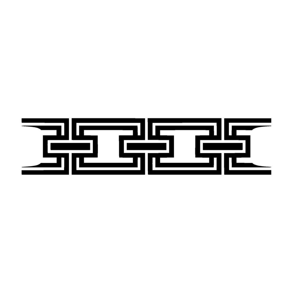 Intricate Geometric Border, Classical vector