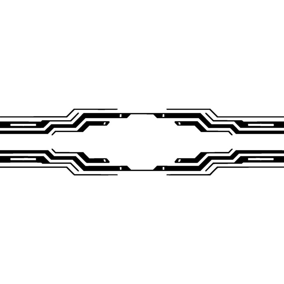 Geometric Divide Modern Abstract Border vector