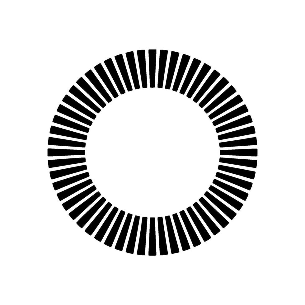 Minimalist Radial Gradient, Dynamic Circular Form vector