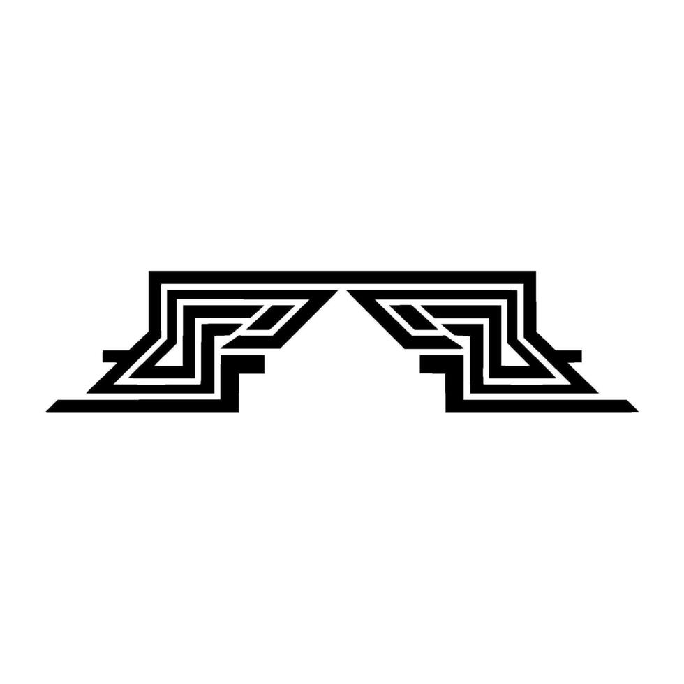 Geometric Archway, Minimalist, Abstract Form vector