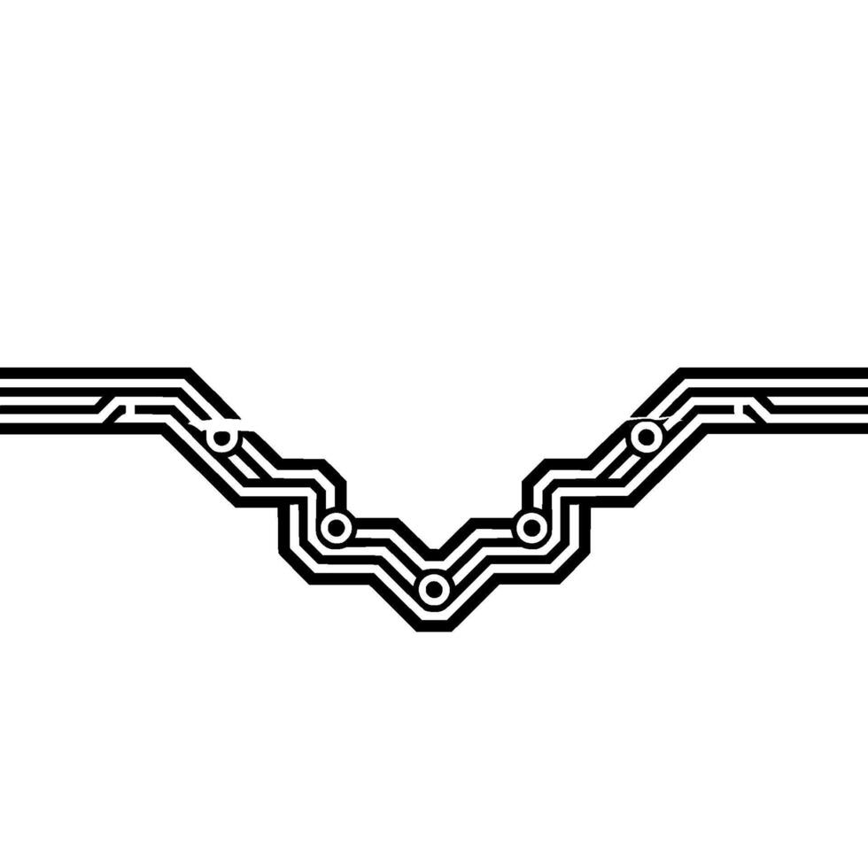 Circuitry Connection, Digital Pathway, Futuristic vector