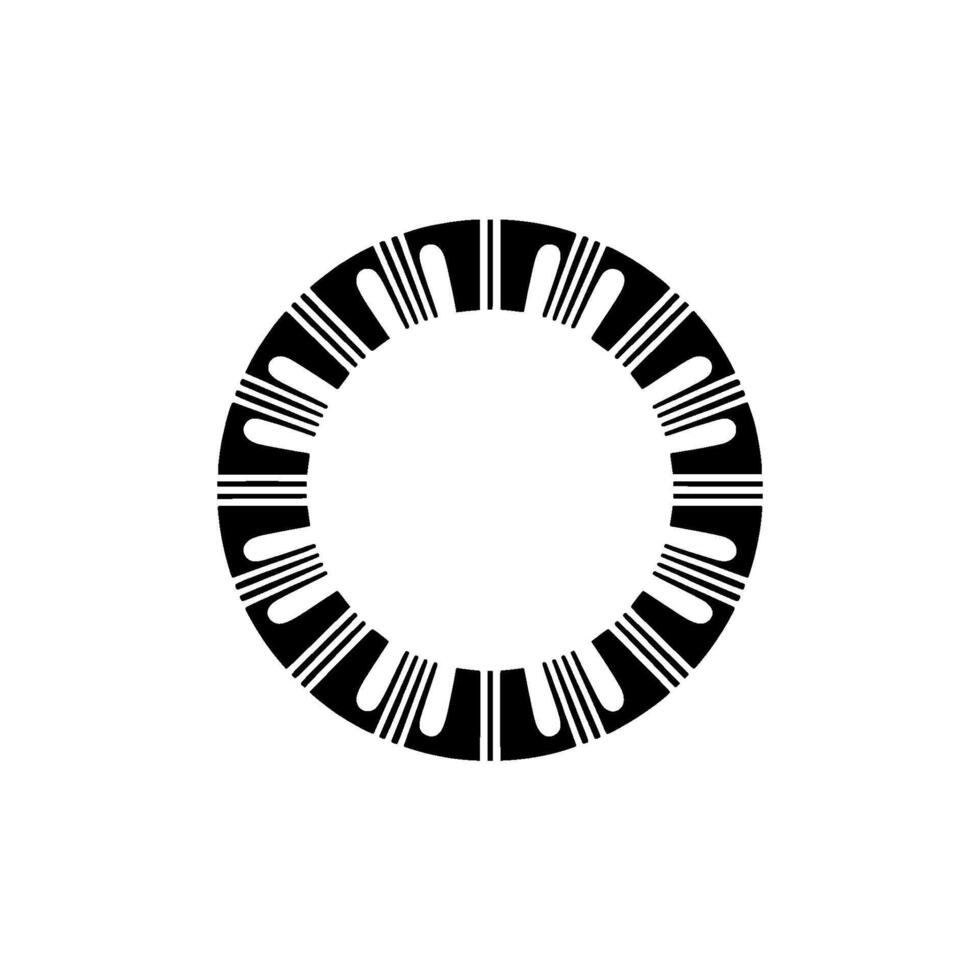 Geometric Radial Pattern, Minimalist - Minimalism vector