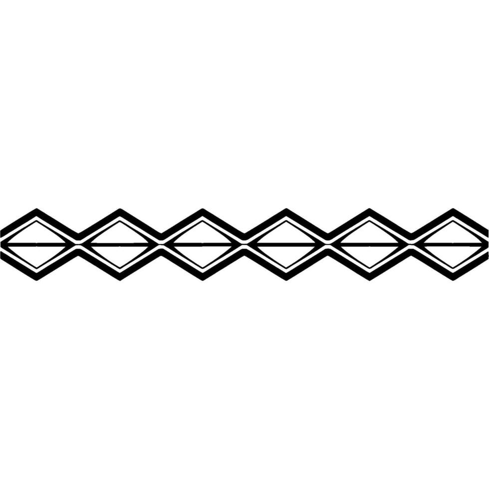 Geometric Diamond Border, Minimalist, Subtle Texture - Pattern vector