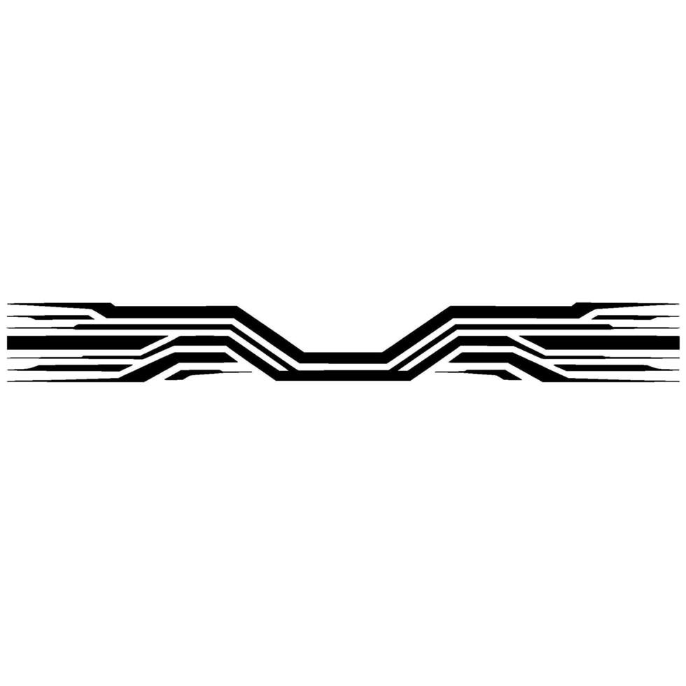 Dynamic Circuit Border, Modern Tech Element vector