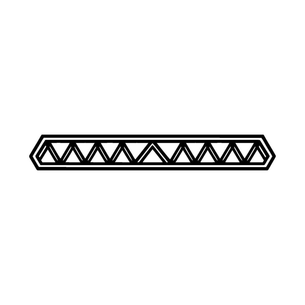 Geometric Deco Border, Minimalist Element vector