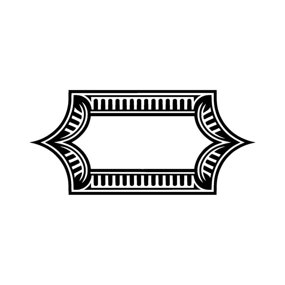 Art Deco Frame, Elegant Border, Vintage, Decorative Element - Art deco - Art deco vector