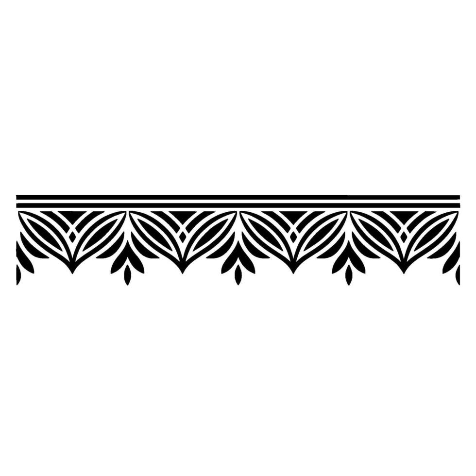 Art Deco Border, Geometric Ornament, Elegant - Art deco - Art deco vector