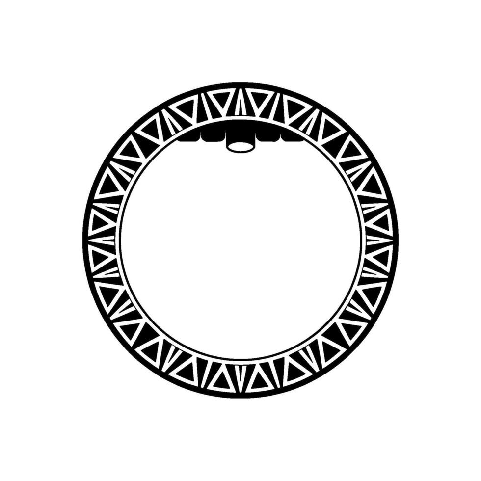 Geometric Light Ring, Minimalist, Illuminated Circle vector