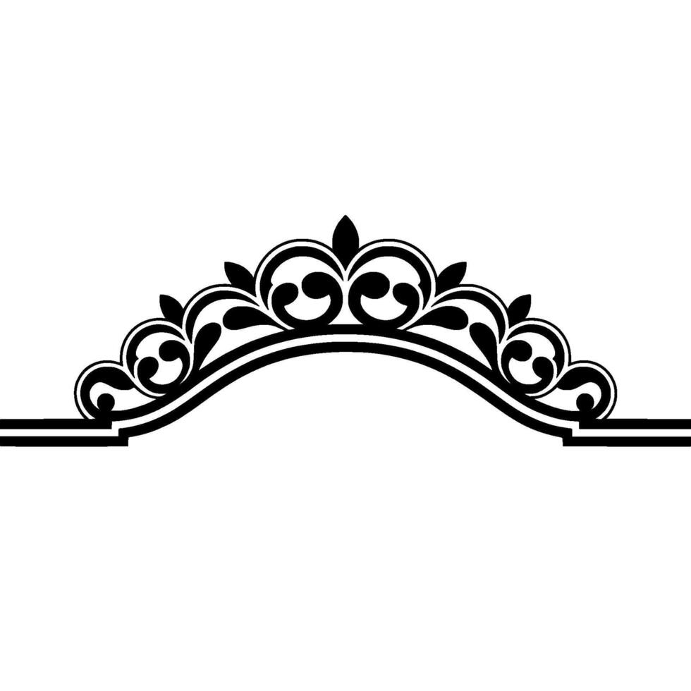 Elegant Arch Ornament, Vintage, Decorative Border vector
