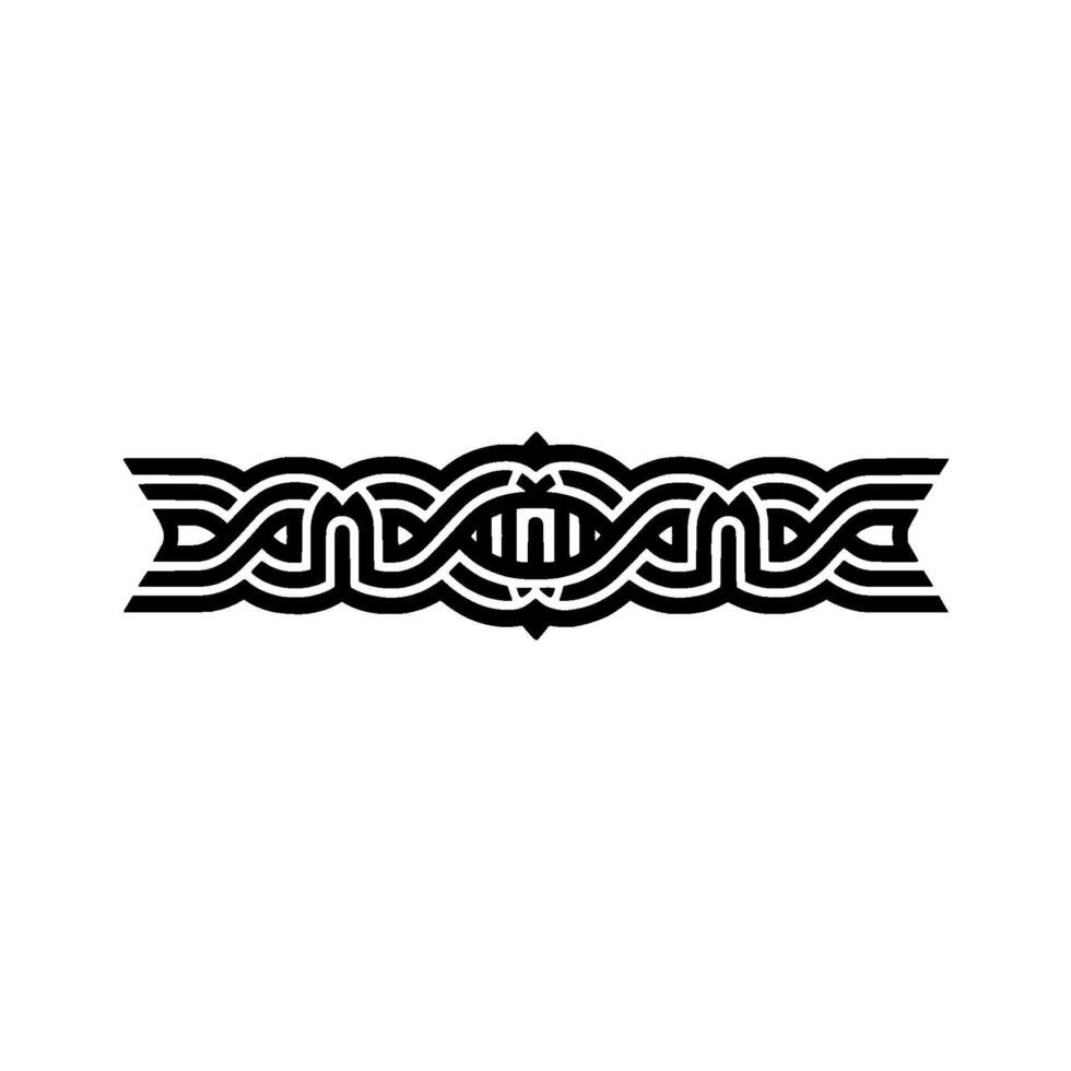 Intricate Celtic Border, Elegant, Vintage Motif - Pattern - Ornamental vector