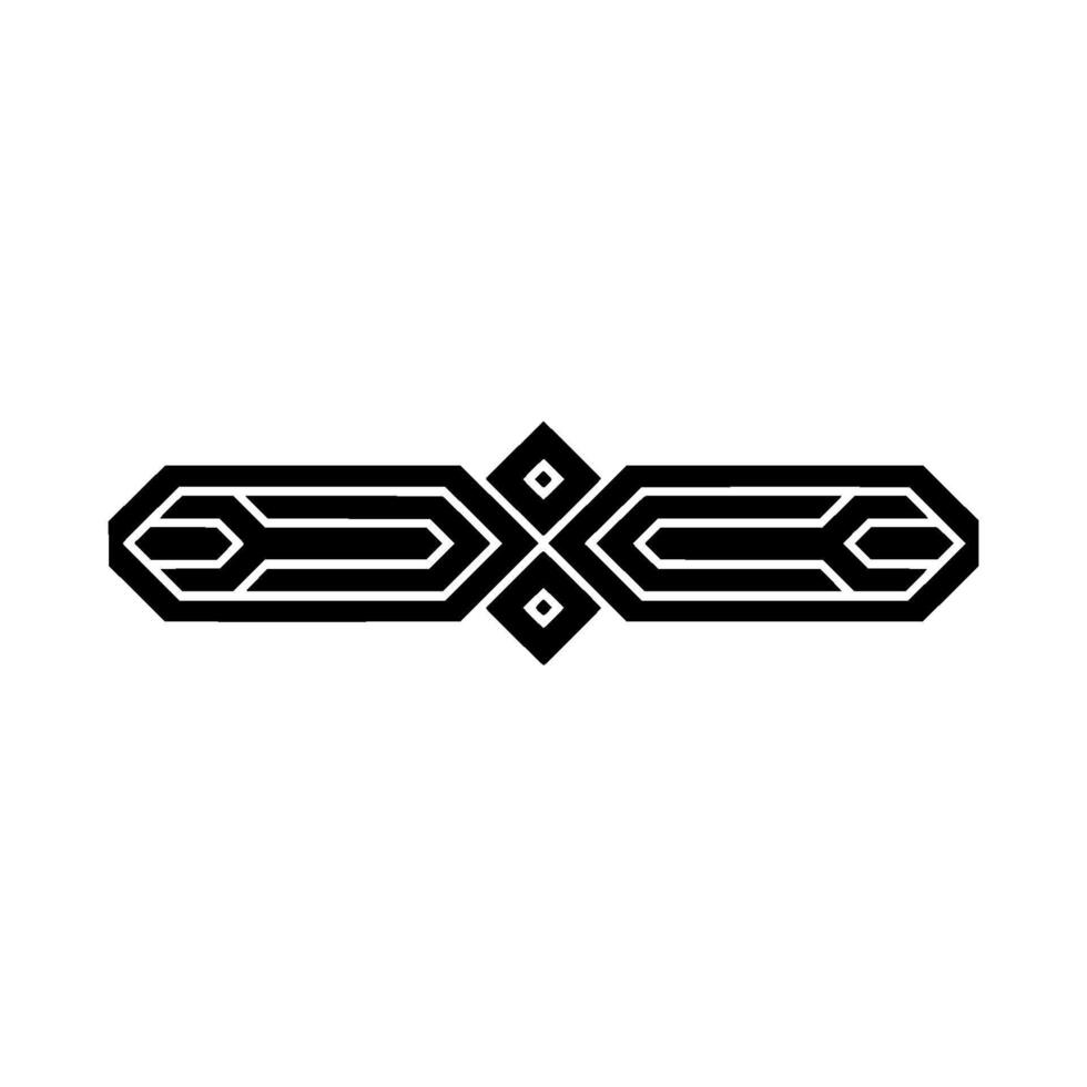 Geometric Tribal Ornament, Modern Abstract vector