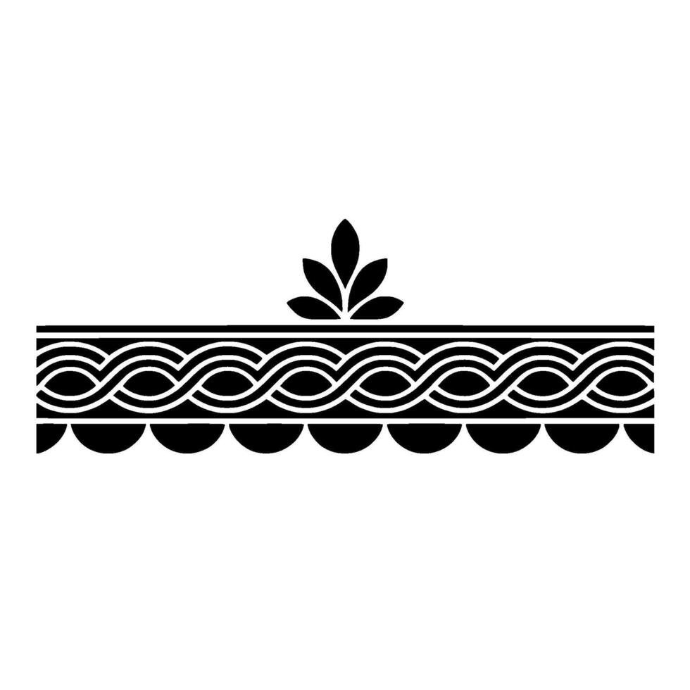 Elegant Celtic Border, Stylized Ornamentation vector